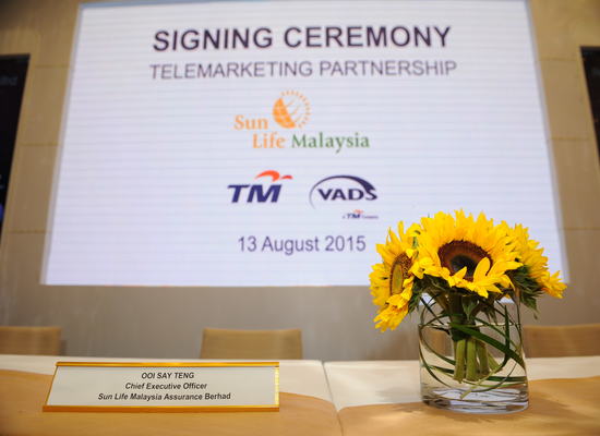 Signing Ceremony of Telemarketing Partnership between Sun Life Malaysia, Telekom Malaysia & VADS Berhad-img