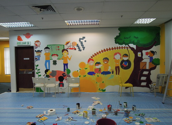 'Brighter You' programme - Mural Painting at Sun Life Malaysia-img