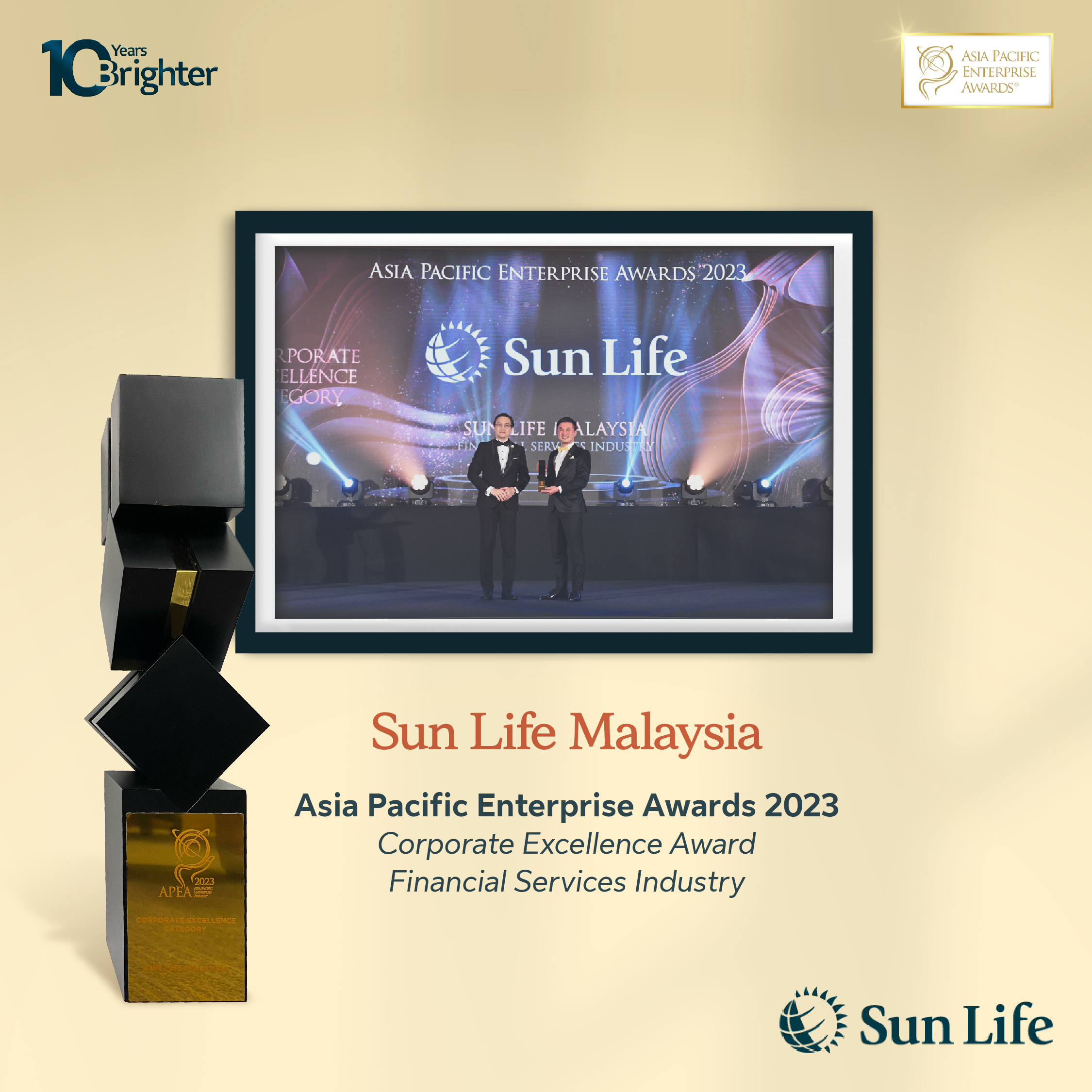 Sun Life Malaysia Honoured for Corporate Excellence Award 2023